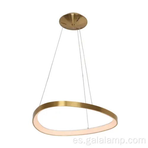 Luz colgante LED europea moderna